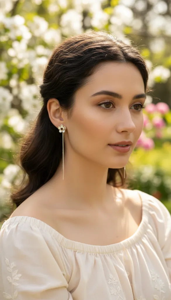 Sui dhaga delicate earrings