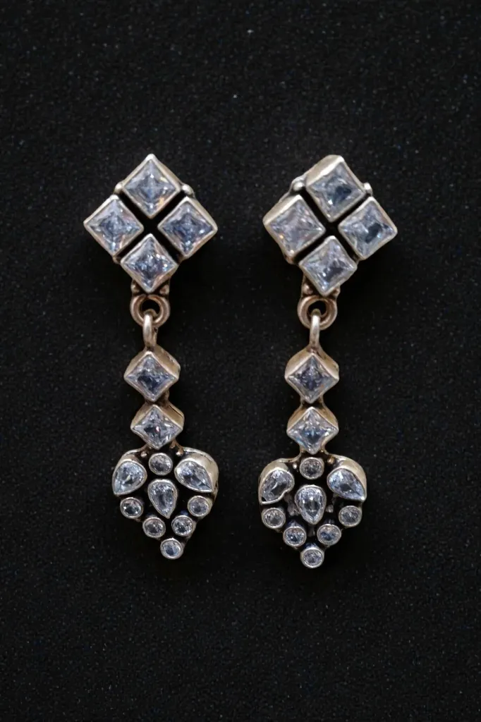 Chandrika cascade earrings
