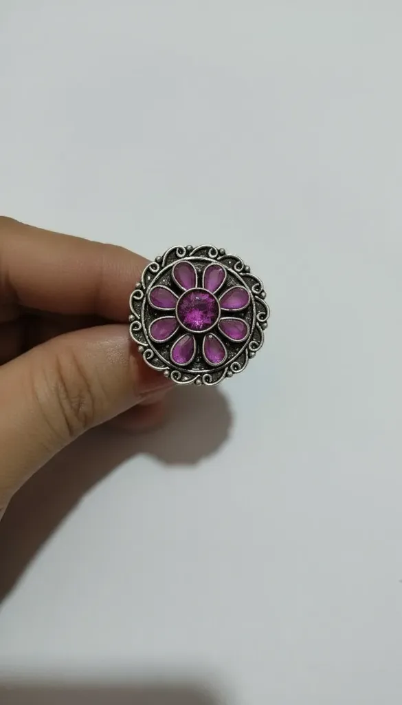 Amara bloom Rajwada jadau ring