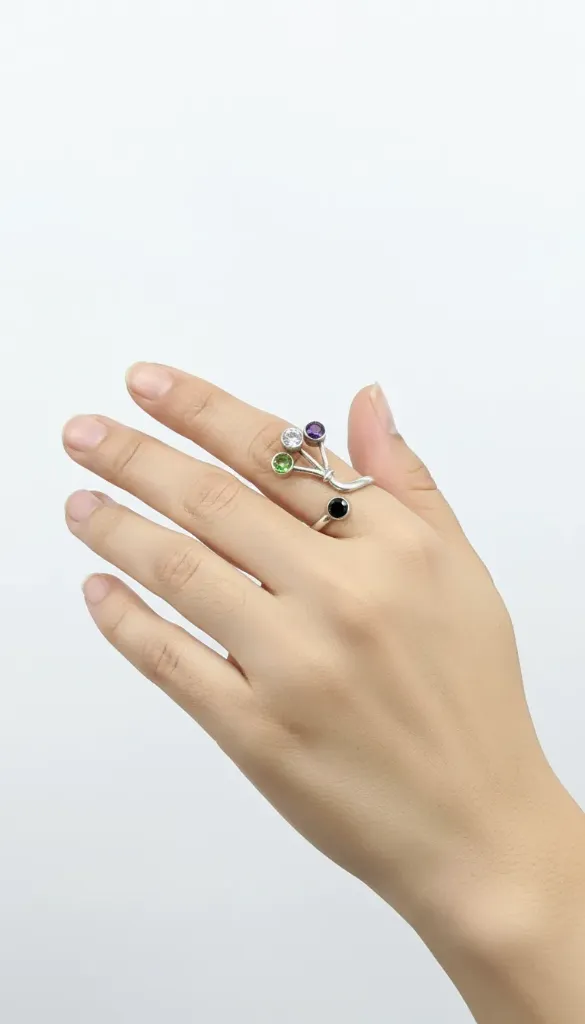 Celestial Trio Branch Ring