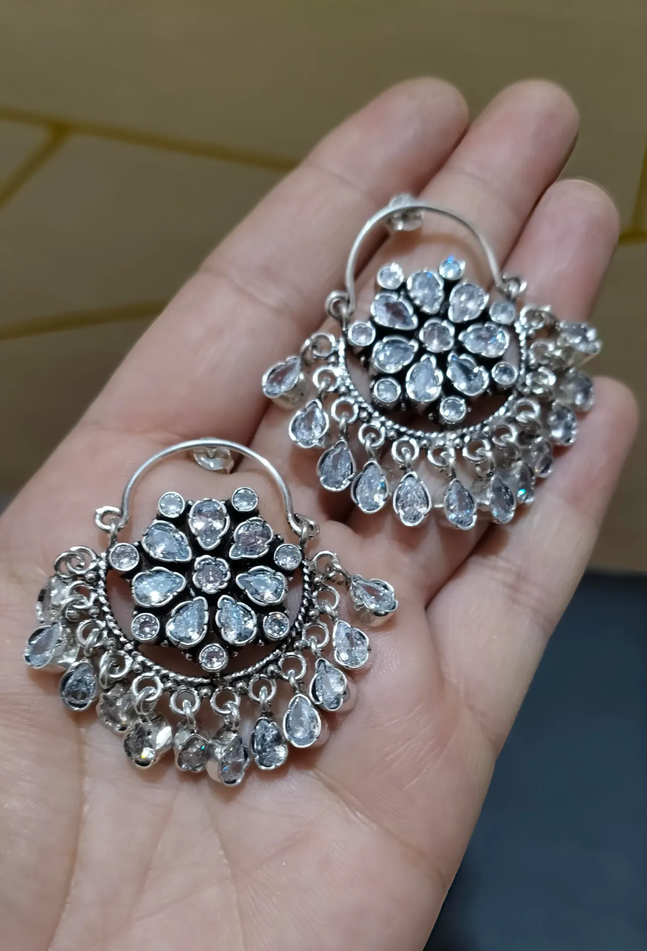 Moon Petal chandbali 2