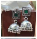 Royal Emerald Green Cutstome Jhumka